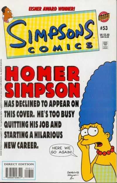 Simpsons Comics (1993) no. 53 - Used
