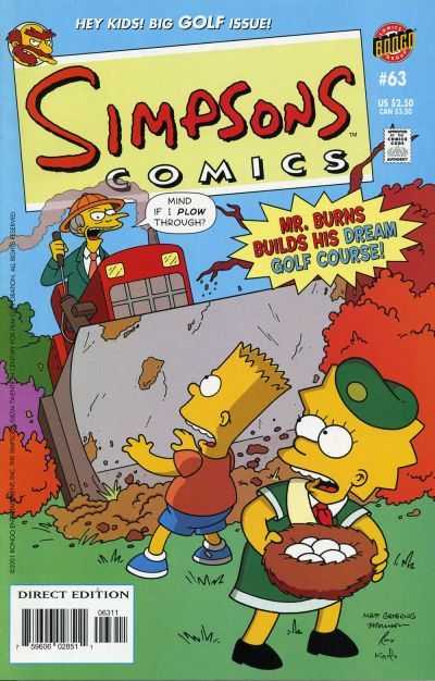 Simpsons Comics (1993) no. 63 - Used