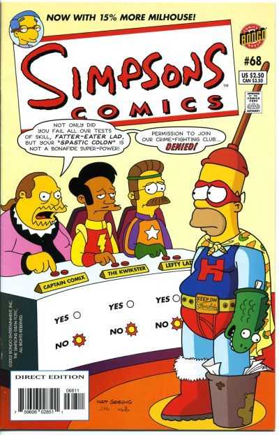 Simpsons Comics (1993) no. 68 - Used