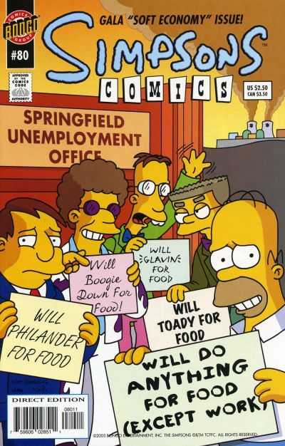 Simpsons Comics (1993) no. 80 - Used
