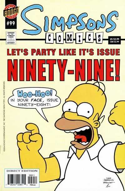 Simpsons Comics (1993) no. 99 - Used