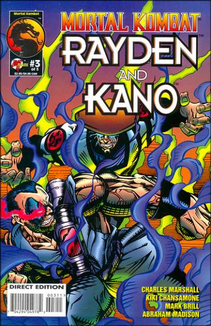 Mortal Kombat: Rayden and Kano (1995) no. 3 - Used