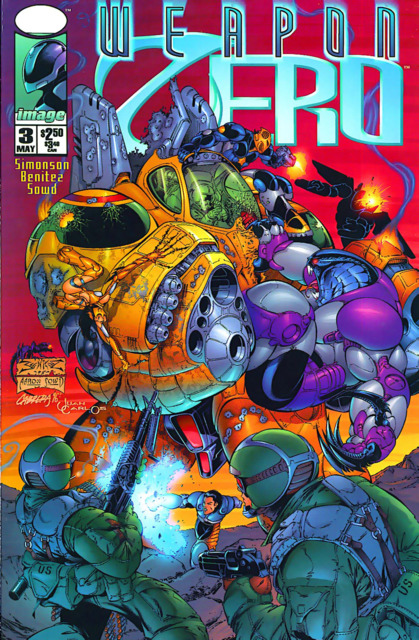 Weapon Zero (1995 2bnd Series) no. 3 - Used