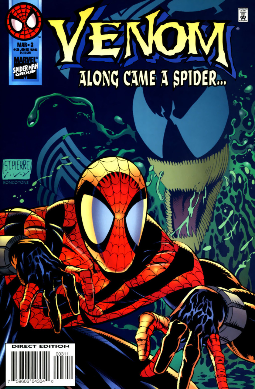 Venom Along Came the Spider (1996) no. 3 - Used