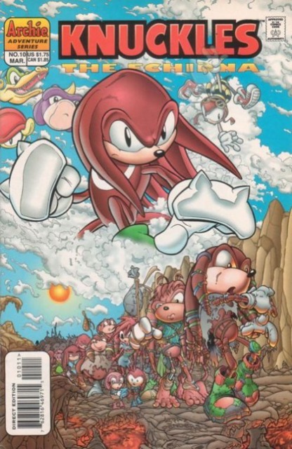Knuckles the Echidna (1997) no. 10 - Used