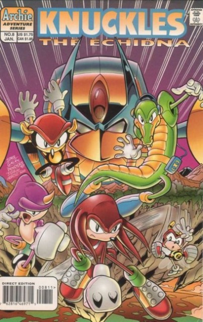 Knuckles the Echidna (1997) no. 8 - Used
