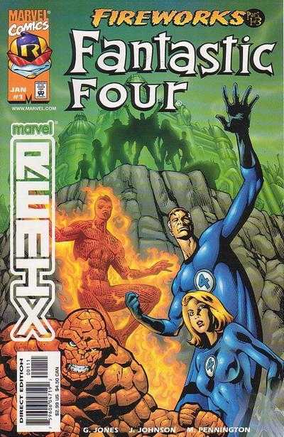 Marvel Remix: Fantastic Four Fireworks (1999) Complete Bundle - Used
