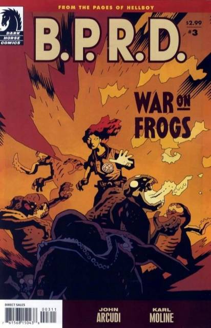 BPRD War on Frogs (2008) no. 3 - Used