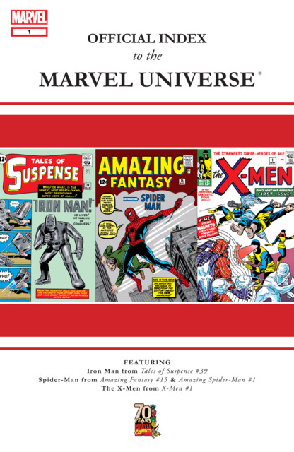 Official Index to the Marvel Universe (2009) no. 1 - Used
