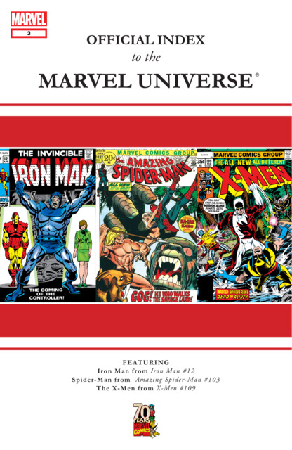 Official Index to the Marvel Universe (2009) no. 3 - Used