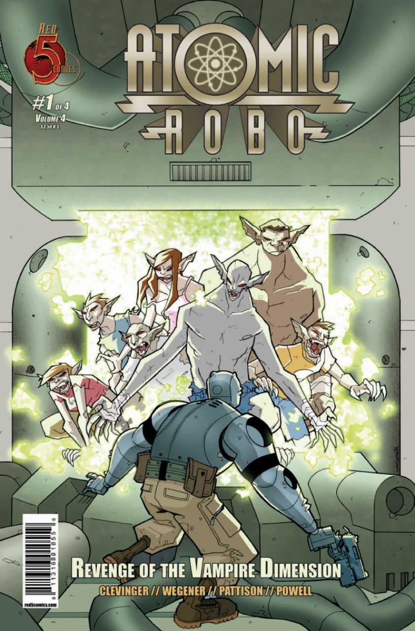 Atomic Robo Revenge of the Vampire Dimension (2010) Complete Bundle - Used