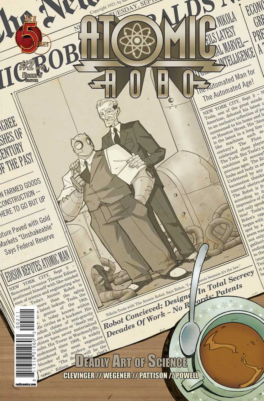 Atomic Robo Deadly Art of Science (2010) no. 2 - Used