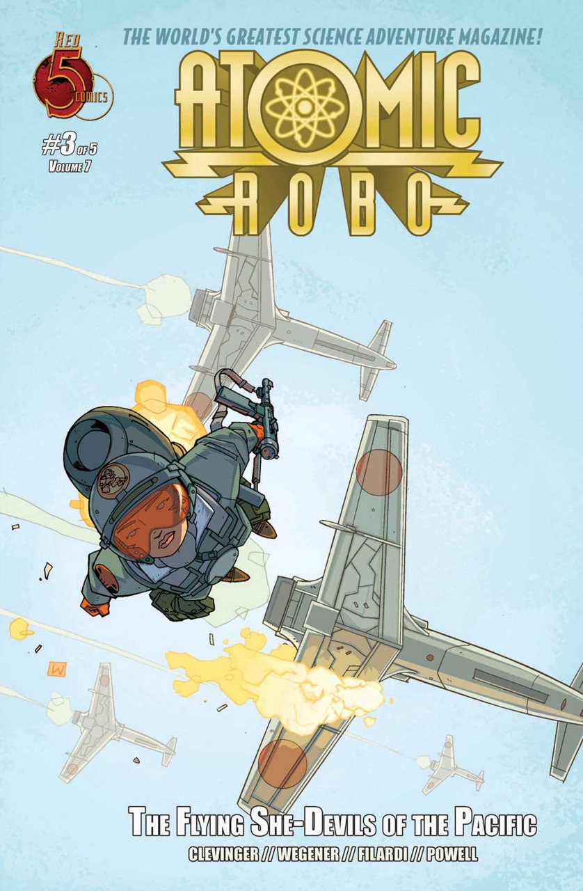 Atomic Robo The Flying She-Devils of the Pacific (2012) no. 3 - Used