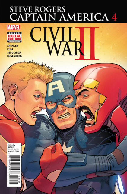 Captain America Steve Rogers (2016) no. 4 - Used