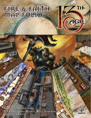 13th Age: Fire and Faith Map Folio