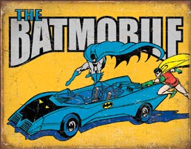 Batman - The Batmobile Tin Sign