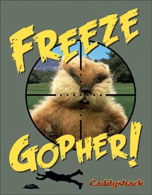 Caddyshack - Freeze Gopher Tin Sign
