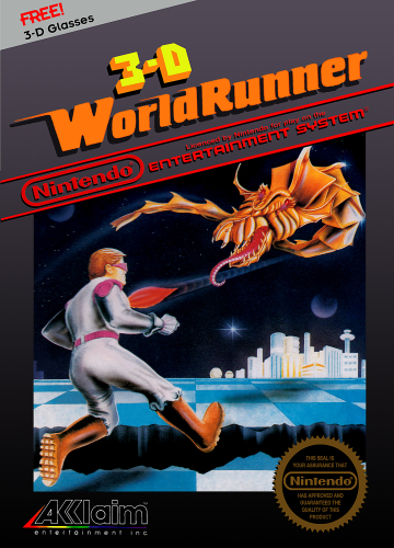 3-D World Runner - NES
