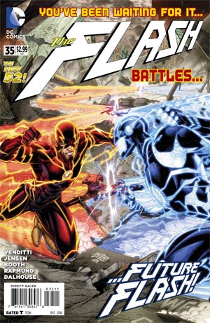The Flash no. 35 (New 52): The Flash Battles Future Flash!