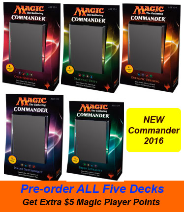 Magic the Gathering: Commander 2016: All Five Decks