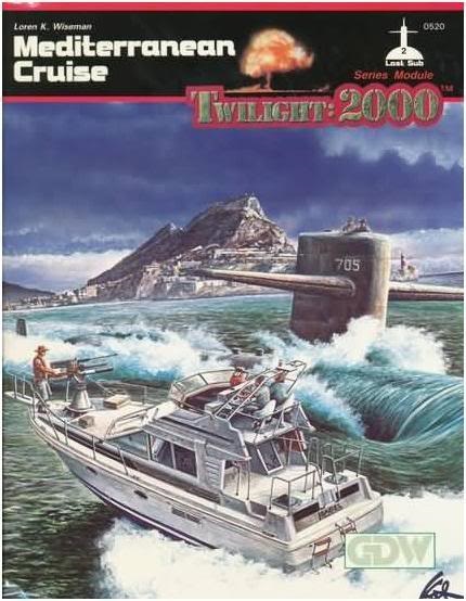 Twilight: 2000: The Last Submarine part 2: Mediterranean Cruise - Used