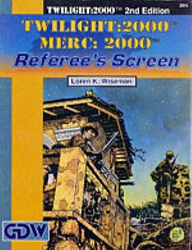 Twilight: 2000 Merc: 2000 Referees Screen - Used