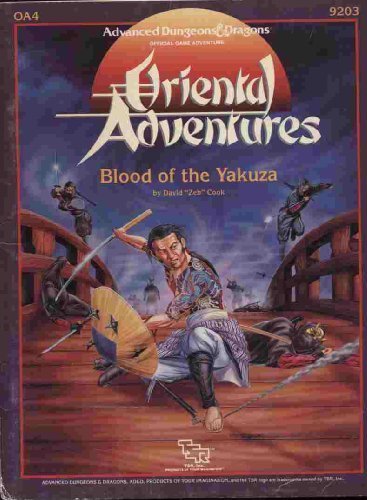 Dungeons and Dragons 1st ed: Oriental Adventures: Blood of the Yakuza - Used