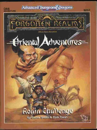 Dungeons and Dragons: 2nd ed: Forgotten Realms: Kara-Tur: Ronin Challenge - Used