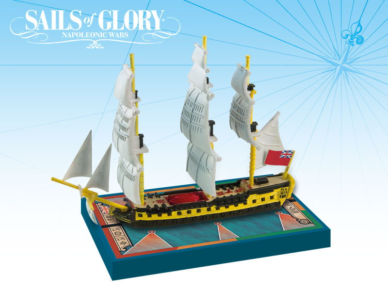 Sails of Glory: Temeraire Class Ship Pack: HMS Impetueux 1796