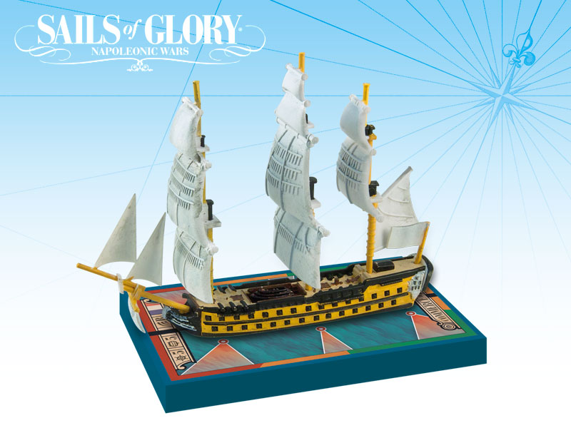 Sails of Glory: Temeraire Class Ship Pack: Commerce De Bordeaux 1785