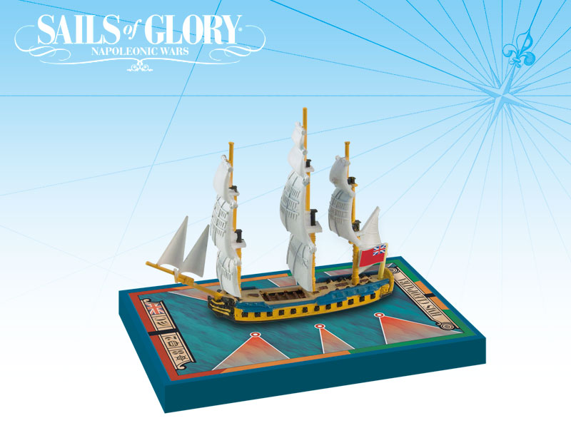 Sails of Glory: Frigate Ship Pack: HMS Cleopatra 1779