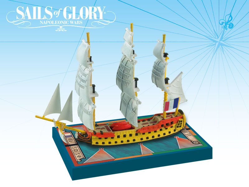 Sails of Glory: Bellona/ Elizabeth Class Ship Pack: Le Berwick 1795