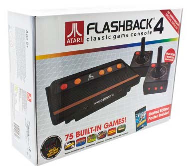 Atari Flashback 4: Classic Game Console: 76 Built-in Games - NEW