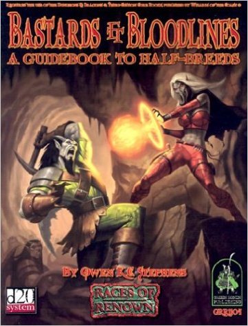 D20: Bastards and Bloodlines: A Guidebook to Half-Breeds - Used