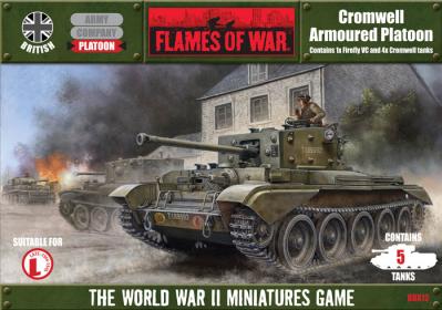 Flames of War: Cromwell Armoured Platoon: British Box Set