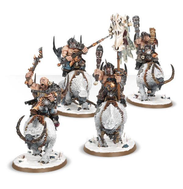Warhammer: Age of Sigmar: Beastclaw Raiders Mournfang Pack 95-14