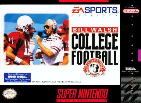 Bill Walsh College Football - SNES