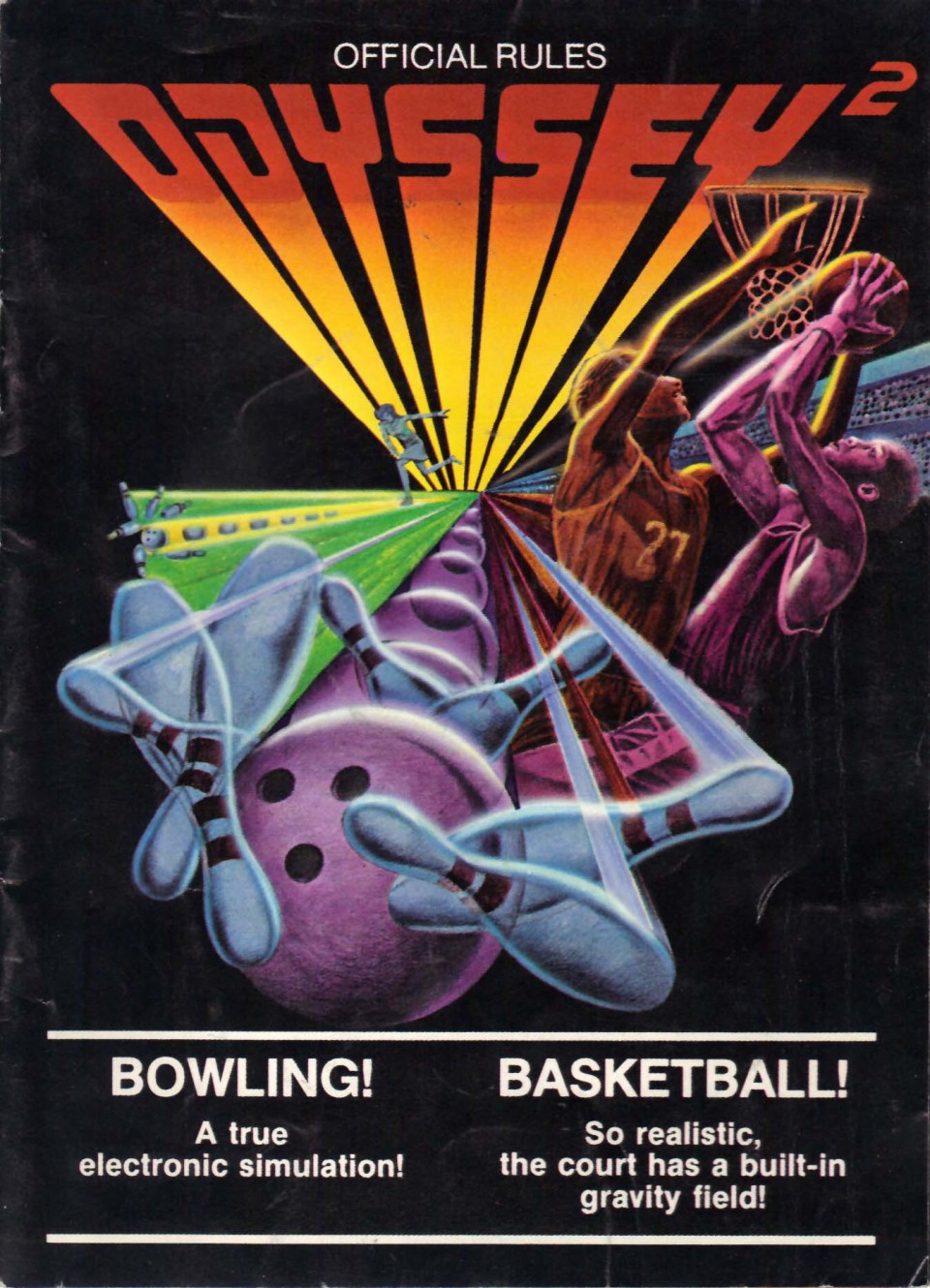 Bowling Basketball (with box and manual) - Odyssey 2