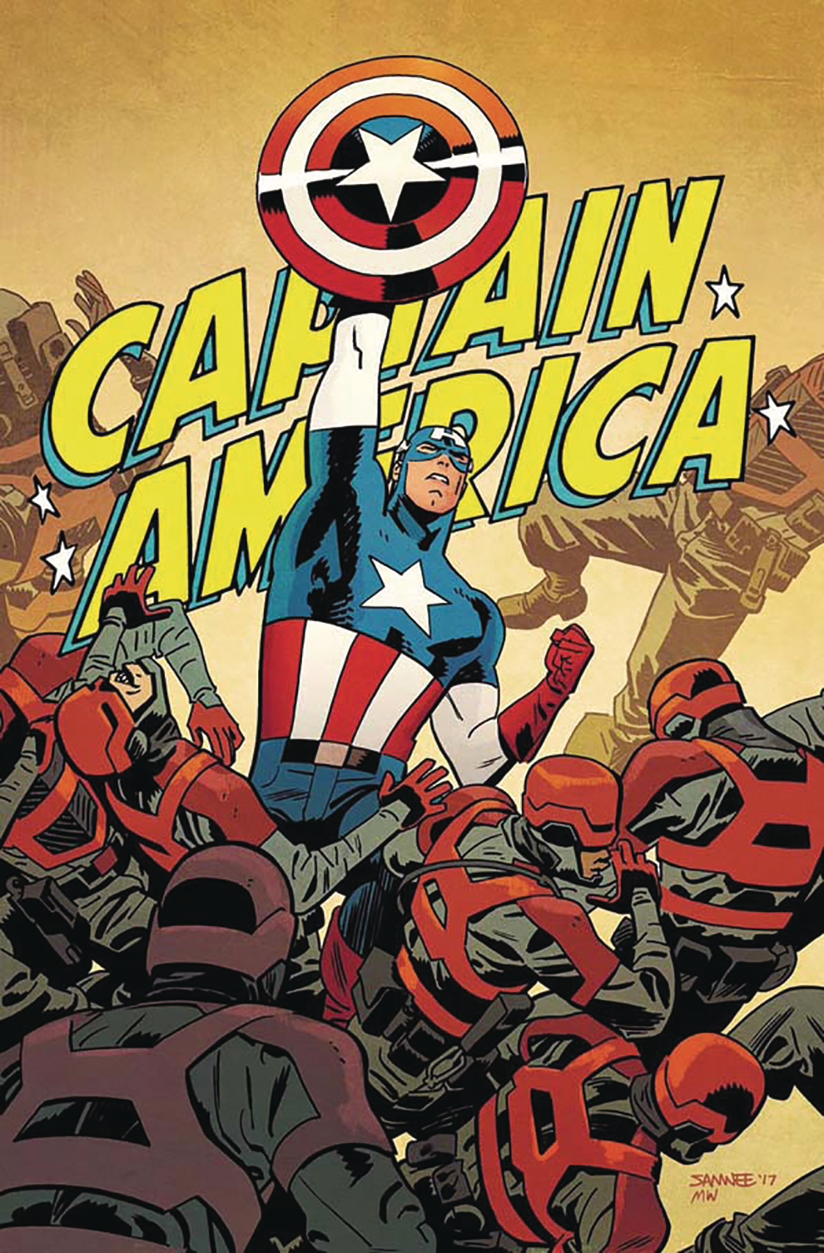 Captain America no. 695 (2017 Series) (Waid Variant)