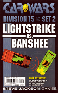 Car Wars : Division 15 Set 2 Lightstrike Vs. Banshee