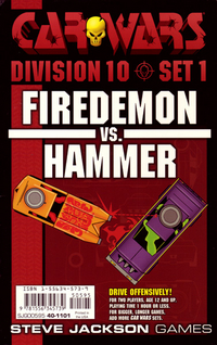 Car Wars : Division 10 Set 1 Firedemon Vs. Hammer