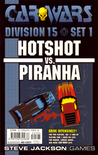 Car Wars : Division 15 Set 1 Hotshot Vs. Piranha