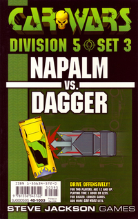Car Wars : Division 5 Set 3 Napalm Vs. Dagger