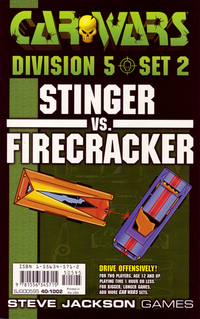 Car Wars : Division 5 Set 2 Stinger Vs. Firecracker