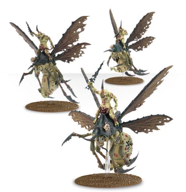 Warhammer: Age of Sigmar: Chaos Daemons Plague Drones of Nurgle 97-21