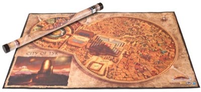 Dungeons and Dragons: Dark Sun: City of Tyr Vinyl Map 30 x 42 in