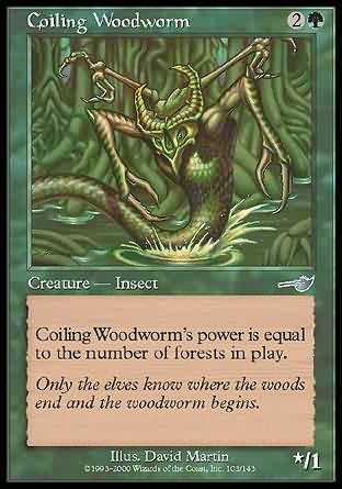Coiling Woodworm 