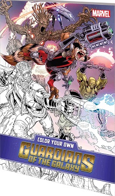Color Your Own Guardians of the Galaxy TP