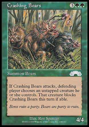 Crashing Boars 