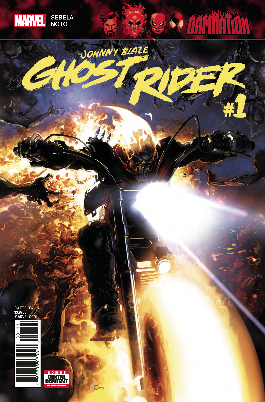 Damnation: Johnny Blaze Ghost Rider no. 1 (2018 Series)
